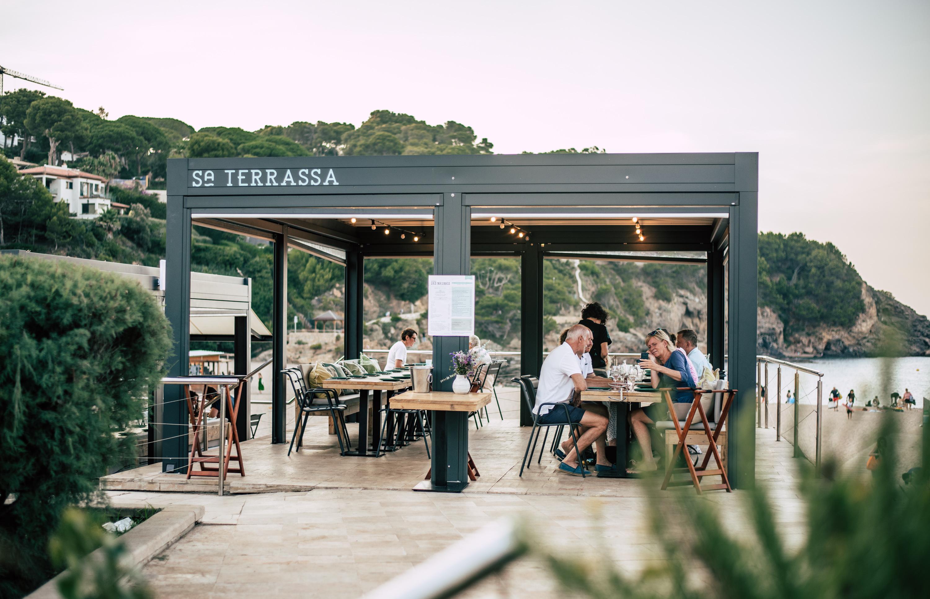 Hostal Ses Negres Begur Bagian luar foto
