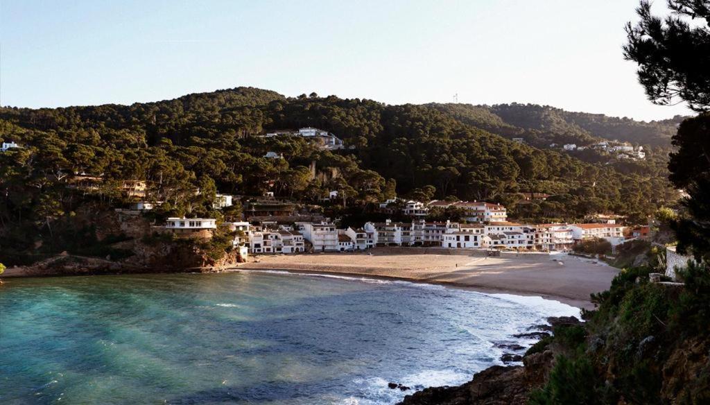Hostal Ses Negres Begur Bagian luar foto
