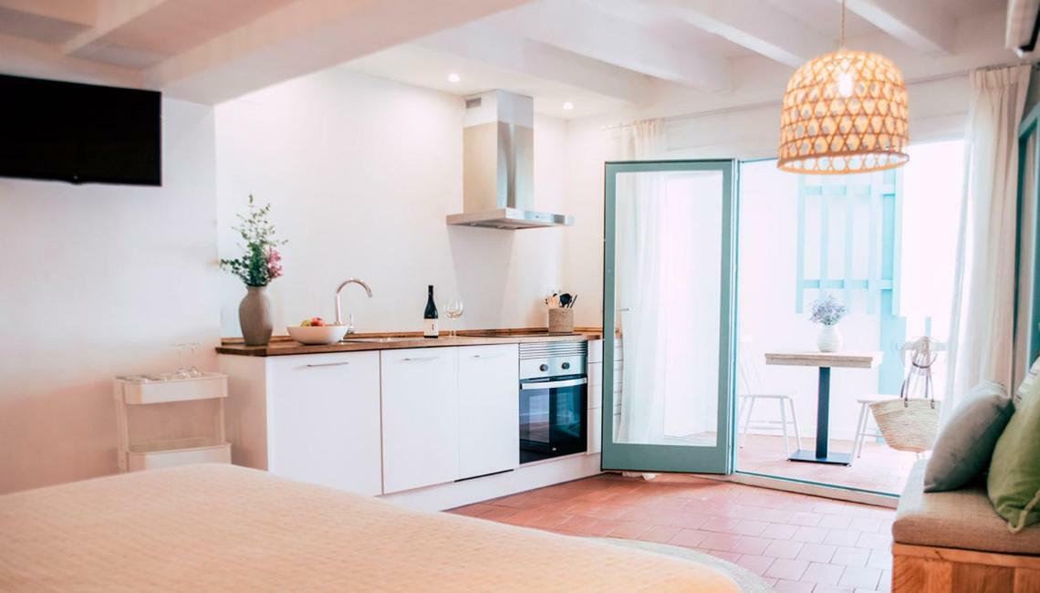 Hostal Ses Negres Begur Bagian luar foto