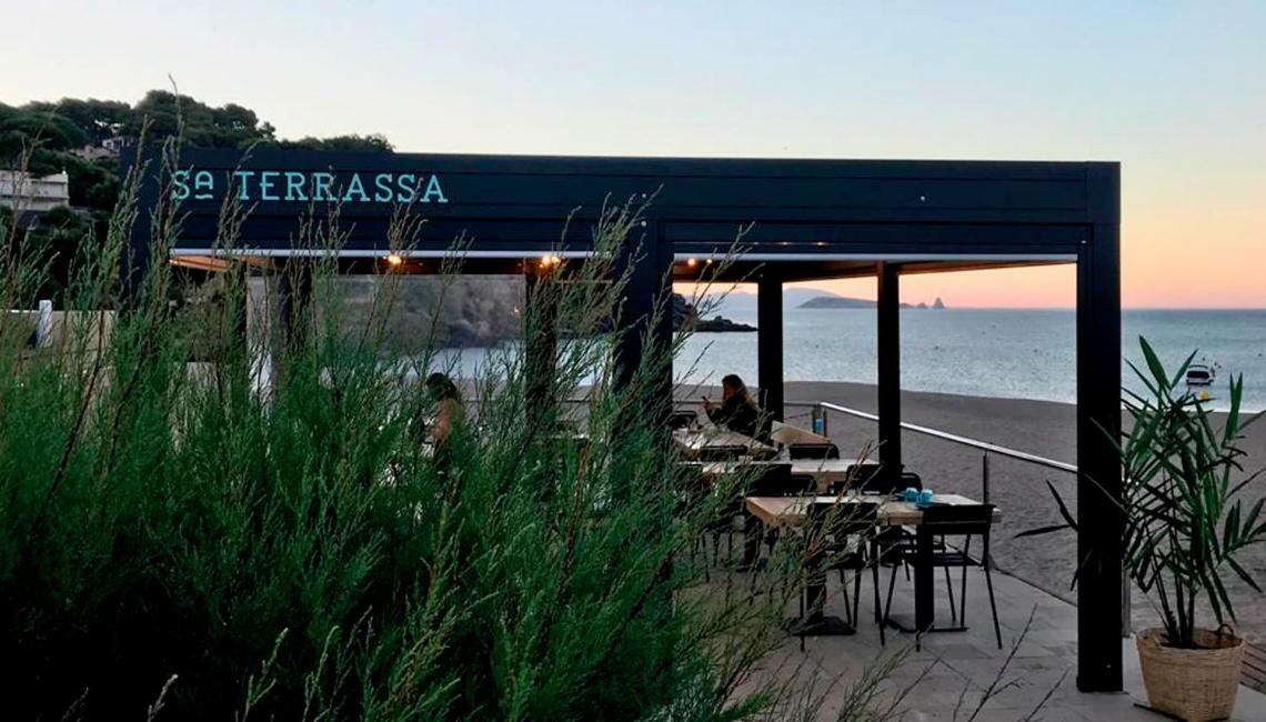Hostal Ses Negres Begur Bagian luar foto