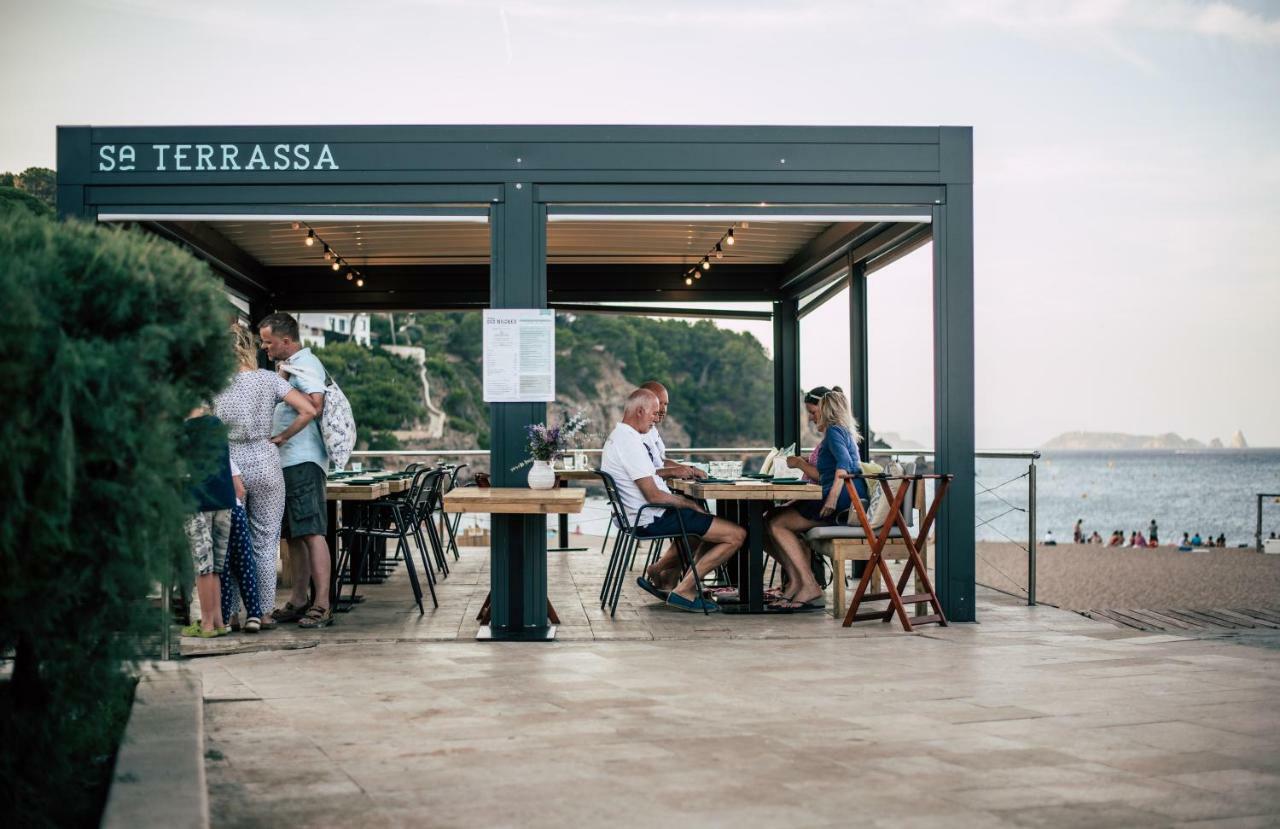 Hostal Ses Negres Begur Bagian luar foto